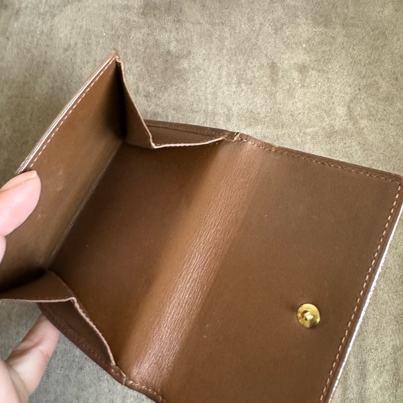 LV Vernis Bronze Compact Wallet - Picture 9 of 9